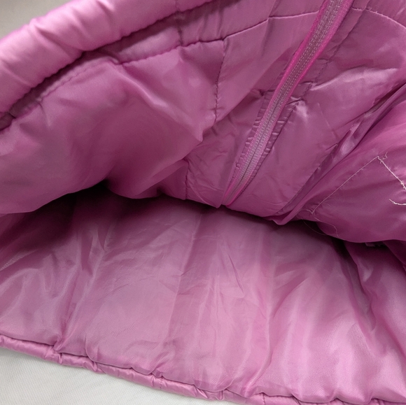 Kc Collections Girl's Pink Puffer Jacket Barbie Girly - Picture 5 of 11